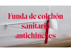 Funda de colchón 135x196cm| PIKOLIN HOME|Antichinches|Cierre hermético