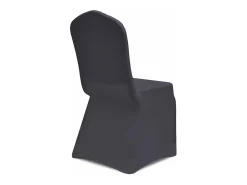 Funda de silla elástica 4 unidades gris antracita ES122034