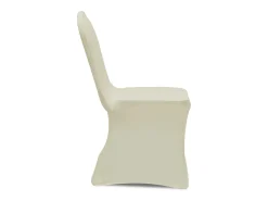 Funda de silla elástica 12 unidades crema ES418851