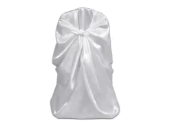 Funda de silla para banquete de boda 12 unidades blanco ES255146