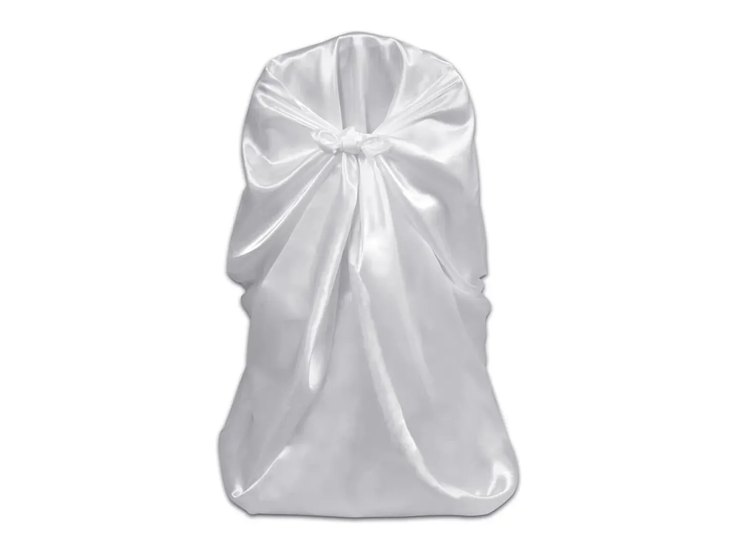 Funda de silla para banquete de boda 12 unidades blanco ES255146