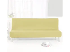 Funda de sofá universal en tejido elástico Quacia - Beige