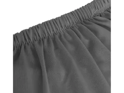 Funda elástica de sillón de 4 plazas poliéster jersey antracita ES844027