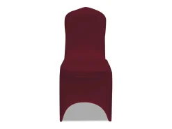 Funda elástica para sillas, 50 piezas, Burdeos ES762273