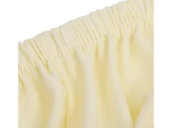 Funda elástica para sillón de 2 plazas poliéster jersey crema ES889109