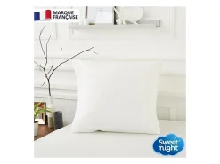 Funda integral anti chinches y anti ácaros para almohada - Blanco 65 x 65 cm
