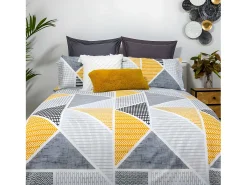 Funda Nordica Reversible GEKA algodón poliéster gris 180 X 220 Cama de 105