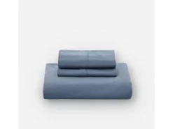 Funda nórdica azul marino 135x190/200 - 100% algodón orgánico premium