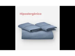 Funda nórdica azul marino 135x190/200 - 100% algodón orgánico premium