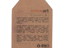 Funda nórdica HONDARRIBIA 100% algodón orgánico beige cama 135