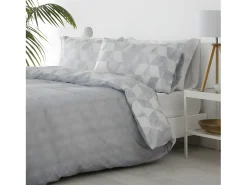 Funda nórdica reversible CUDILLERO microfibra gris Cama de 90