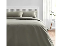 Funda Nórdica y Almohada 180x190cm| PIKOLIN HOME| Algodón| Gris