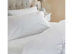 Funda Nórdica y Almohada 180x190cm| PIKOLIN HOME| Algodón |Blanco
