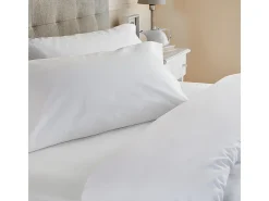 Funda Nórdica y Almohada 90x190cm| PIKOLIN HOME| Algodón |Blanco