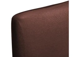 Funda para silla elástica recta 6 unidades marrón ES394839