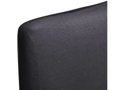Funda para silla elástica recta 6 unidades gris antracita ES831024