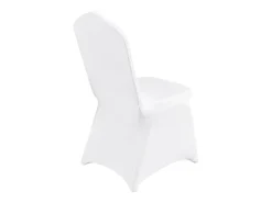 Fundas de Silla Cubierta SucceBuy 50 Piezas, Cubierta Fundas de Silla Boda, Blanco, para Banquete
