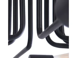 Gilbert Plafón Negro, 8 Luces, E27