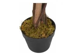 Glicina artificial 840 hojas 120 cm verde y blanco