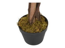 Glicina artificial 560 hojas 80 cm verde y blanco