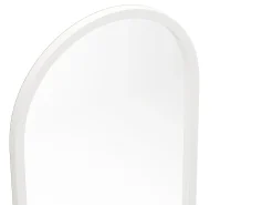 Gran espejo arco de madera de paulownia - L. 65 x Alt. 170 cm - Negro - SHANGI