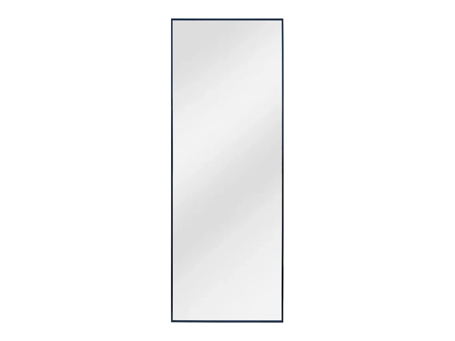 Gran espejo rectangular de aluminio An. 70 x Alt. 200 cm, Negro, MYRA