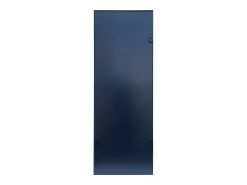Gran espejo rectangular de aluminio An. 70 x Alt. 200 cm, Negro, MYRA