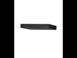 Guia - Aplique LED de pared Fabas Luce de aluminio - LED integrado IP20 Negro - 17 cm