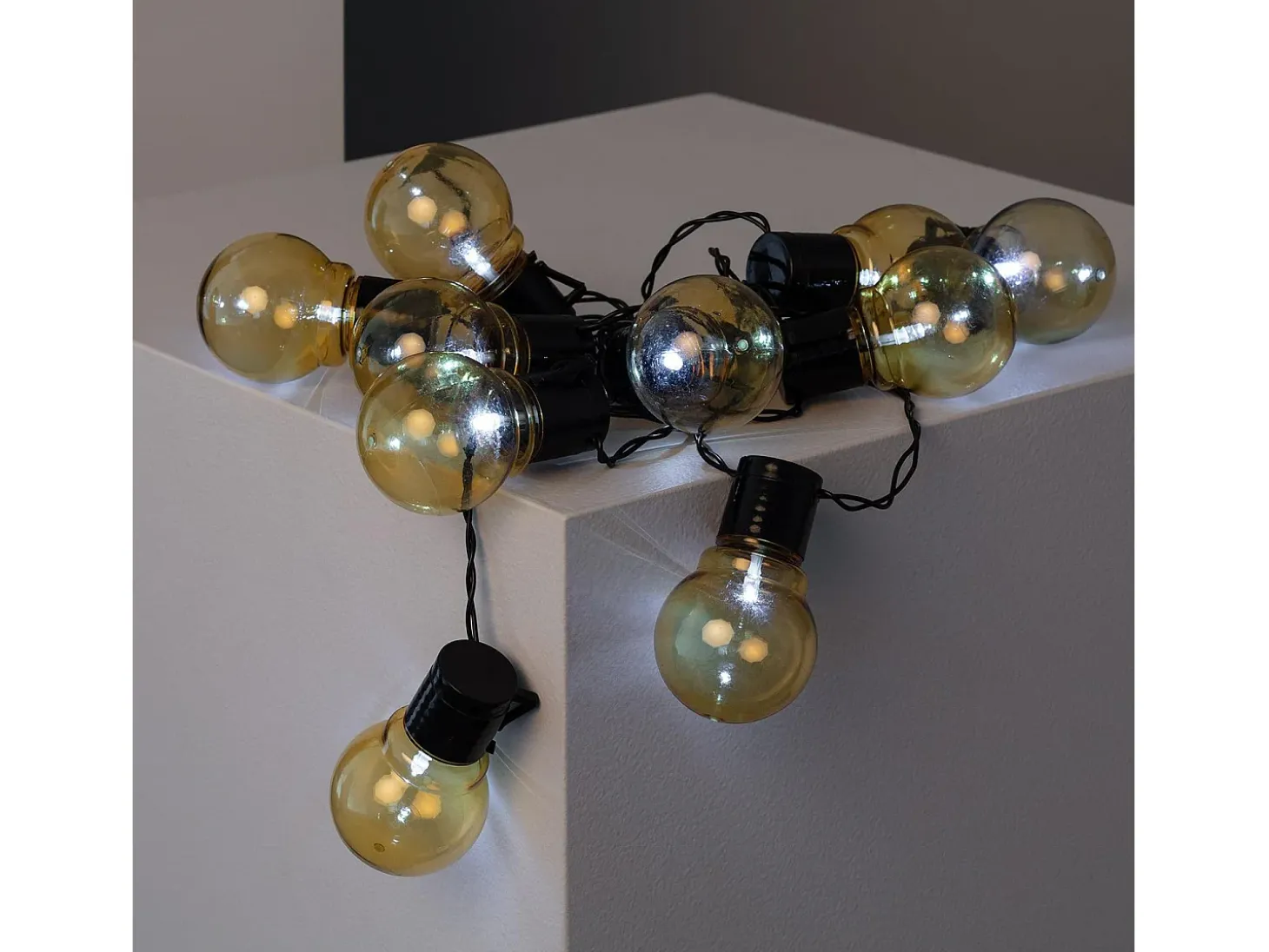 Guirnalda de Bombillas LED Solar Nikola 2m 6000K Blanco Frío