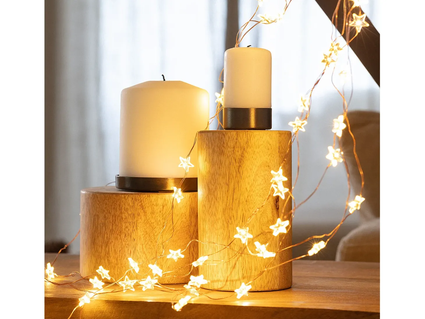 Guirnalda de Luces LED Fireflies 1.4m 3000K Blanco Cálido