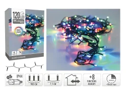 Guirnalda Exterior Cable Negro LED RGB 9m RGB