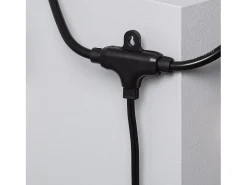 Guirnalda Exterior con Bombillas LED E27 Filamento 5.5m IP65 Negro 4000K Blanco Neutro