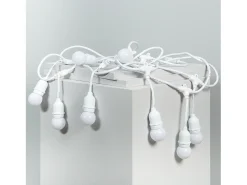 Guirnalda Exterior con Bombillas LED E27 5.5m IP65 Blanco Blanco