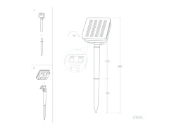 Guirnalda Solar Exterior 30 Bolas LED 5m RGB