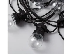 Guirnalda Solar Exterior LED de Bombillas Kepler 7m Transparente
