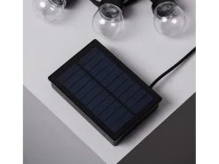 Guirnalda Solar Exterior LED de Bombillas Kepler 7m Transparente