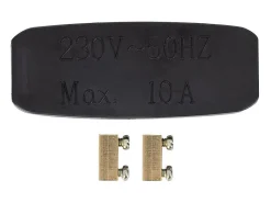 Guirnaldas para Exterior IP44 Cable Eléctrico Plano con Portalámparas E27 a Medida Negro 15 m