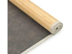 Hanneke Alfombra de bambú color natural 80x200 cm