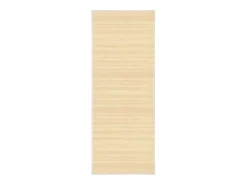 Hanneke Alfombra de bambú color natural 80x200 cm