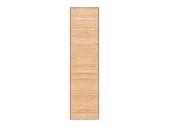 Hanneke Alfombra de bambú marrón 80x300 cm
