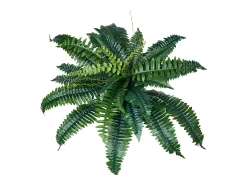 Helecho Artificial SucceBuy, Pack de 2, Helecho Falso de Boston 80-86 cm, 30 Hojas, Colgante, Decoración Interior/Exterior, Hogar/Oficina, Maceta No Incluida