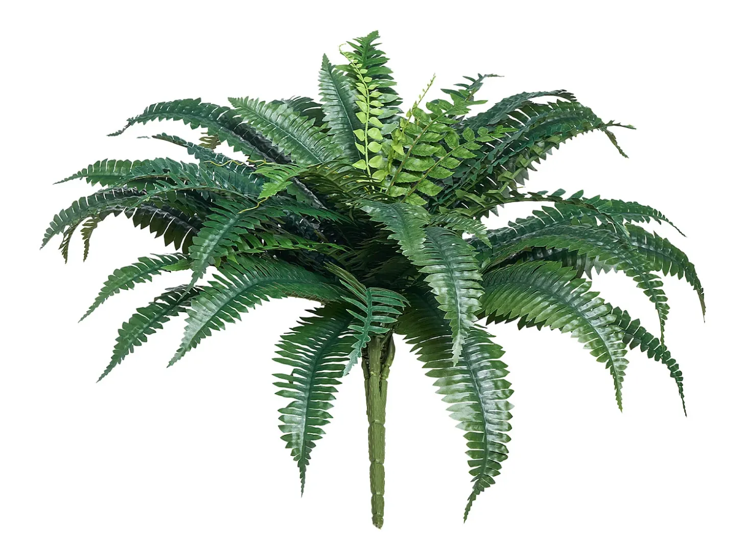 Helecho Artificial SucceBuy, Pack de 2, Helecho Falso de Boston 110-120 cm, 50 Hojas, Colgante, Decoración Interior/Exterior, Hogar/Oficina, Maceta No Incluida