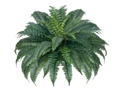 Helecho Artificial SucceBuy, Pack de 2, Helecho Falso de Boston 110-120 cm, 50 Hojas, Colgante, Decoración Interior/Exterior, Hogar/Oficina, Maceta No Incluida
