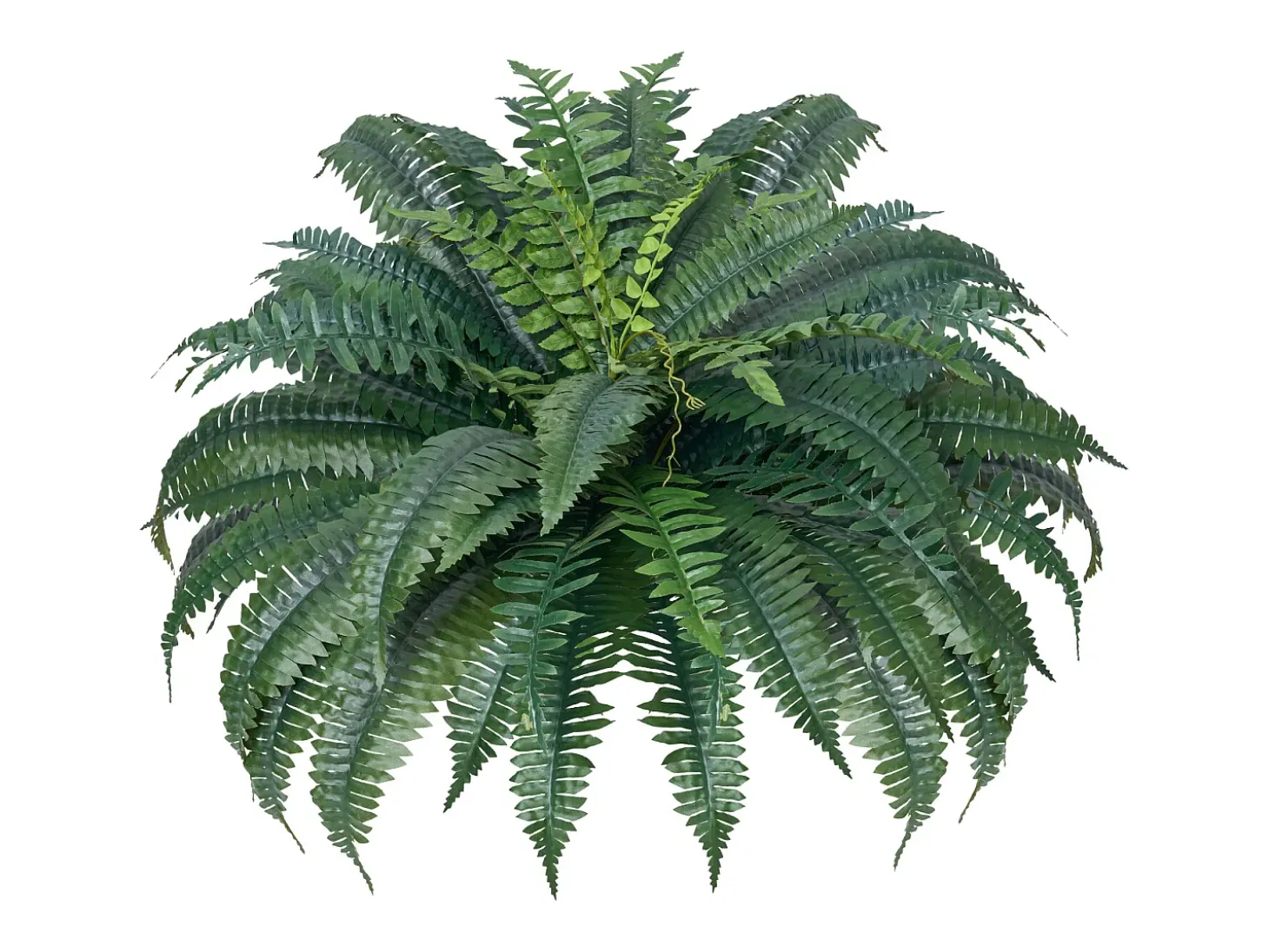 Helecho Artificial SucceBuy, Pack de 2, Helecho Falso de Boston 110-120 cm, 50 Hojas, Colgante, Decoración Interior/Exterior, Hogar/Oficina, Maceta No Incluida