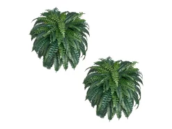Helecho Artificial SucceBuy, Helecho Falso de Boston 110-120 cm, 88 Hojas, Grande Colgante, Decoración Interior/Exterior, Hogar/Oficina, Maceta No Incluida