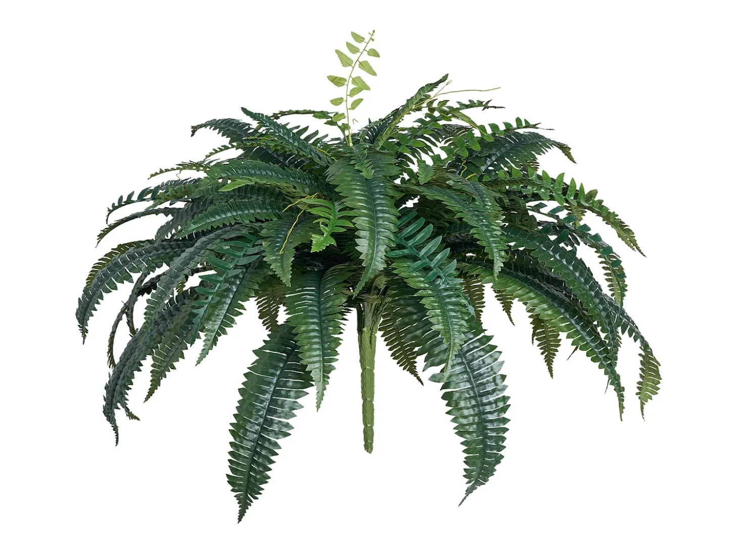 Helecho Artificial SucceBuy, Helecho Falso de Boston 110-120 cm, 88 Hojas, Grande Colgante, Decoración Interior/Exterior, Hogar/Oficina, Maceta No Incluida
