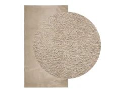 Hester Alfombra de pelo corto suave lavable HUARTE arena 80x150 cm