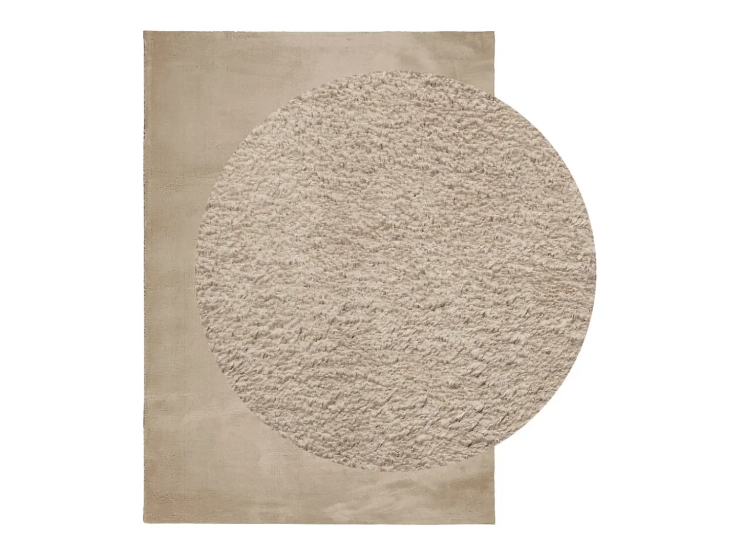 Hester Alfombra de pelo corto suave lavable HUARTE arena 200x280 cm