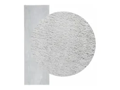 Hester Alfombra de pelo corto suave lavable HUARTE gris 80x250 cm