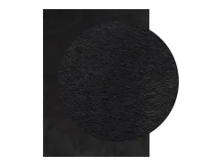 Hester Alfombra de pelo corto suave lavable HUARTE negro 140x200 cm